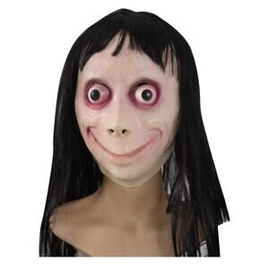 Adult & Teen Creepy Momo Mask With Color Changing Eyes